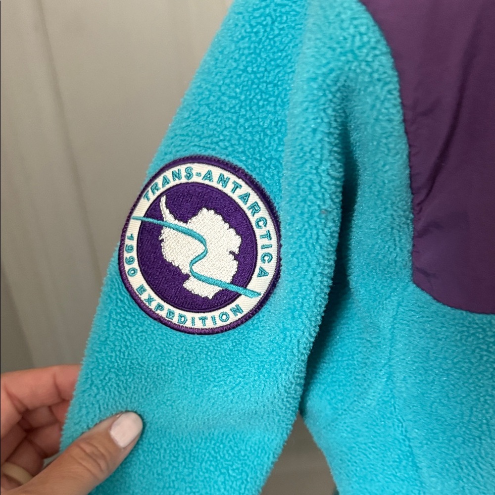 The North Face Purple and Teal Jacket - Picture 8 of 11